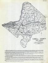 Cabell County, Barboursville, Union, McComas, Grant, Guyandot, West Virginia State Atlas 1933